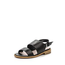 LOST INK  NATURE LEATHER FLAT SANDAL