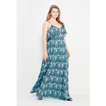 LOST INK  TILE PRINT MAXI