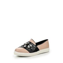 LOST INK  MICHA JEWEL ROUND TOE SLIP ON PLIMSOLL