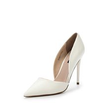 LOST INK  CLEO HIGH HEELED COURT- WHITE