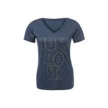 NIKE   W NK DRY TEE LEG VNECK JDI