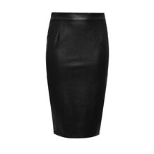 LOST INK PLUS  PENCIL SKIRT IN PU