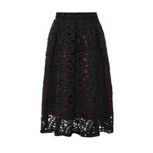 LOST INK  LACE FULL MIDI SKIRT