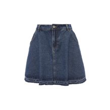 LOST INK   DENIM MINI - LET DOWN HEM