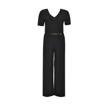 LOST INK PLUS  JUMPSUIT WITH EYELET BELT