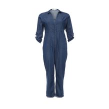 LOST INK PLUS   JUMPSUIT IN DENIM