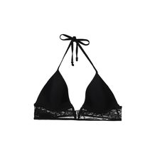 LOST INK  LACE INSERT BIKINI TOP