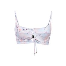 LOST INK  MARBLE BIKINI TOP