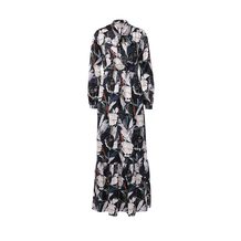 LOST INK  LAUREN LEAF PRINTED MAXI