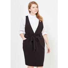 LOST INK PLUS  PINAFORE PENCIL SKIRT